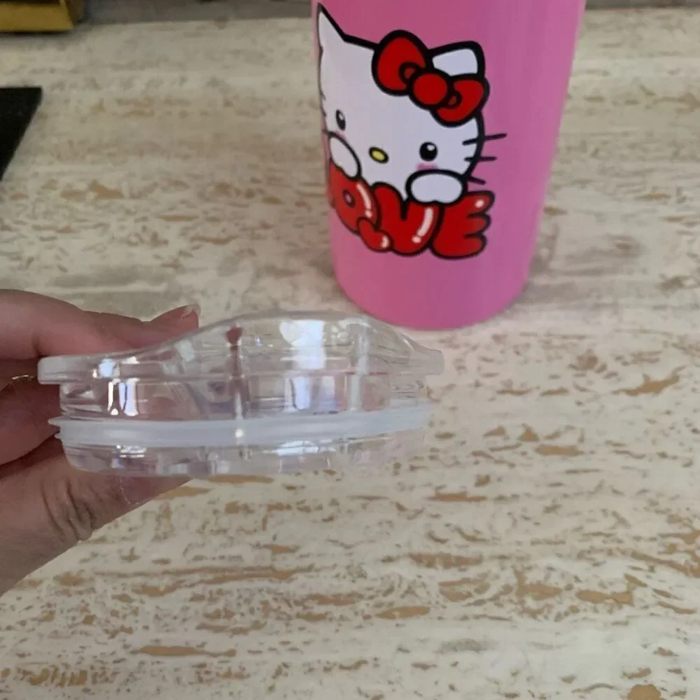 NWOT Blushing Hello kitty Love stainless steel insulated travel mug